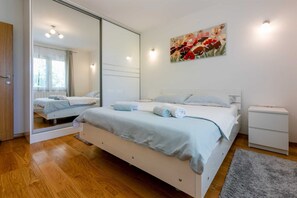 2 bedrooms, iron/ironing board, free WiFi, bed sheets - Apartment Olive - modern apartment with garden view (Selce)
