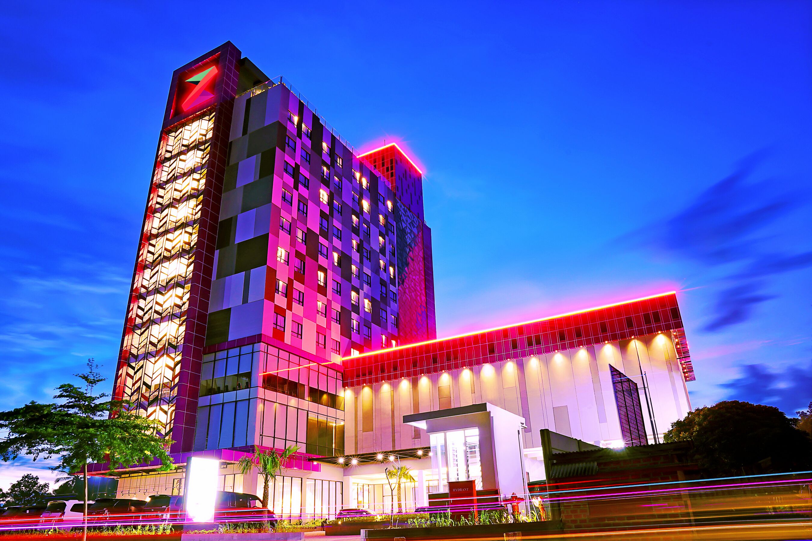 Façade de l’hébergement