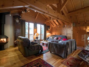 Fernseher, Kamin