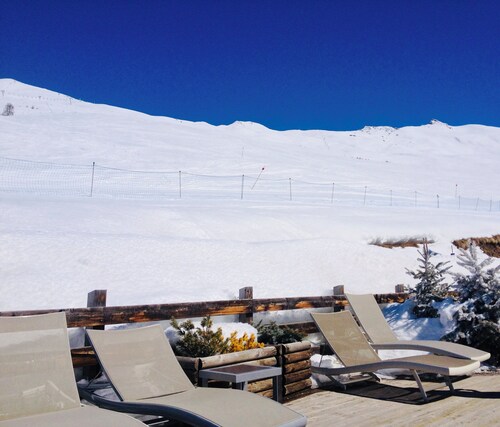CHALET ATMOSPHERE AT THE FOOT OF THE SLOPES IN MOLINES-SAINT VERAN