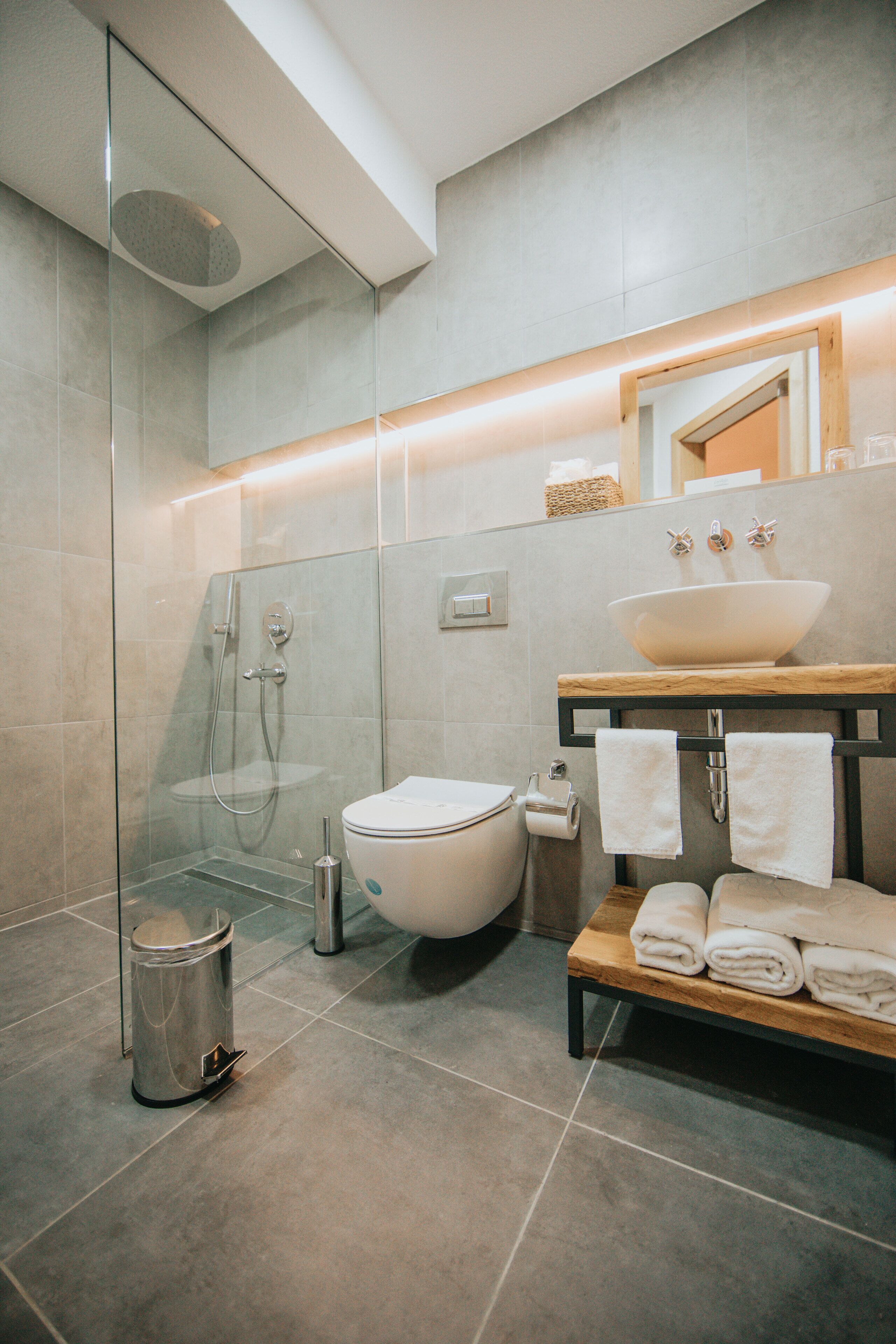 double room (ceviz) | bathroom | shower, hair dryer, bathrobes, slippers