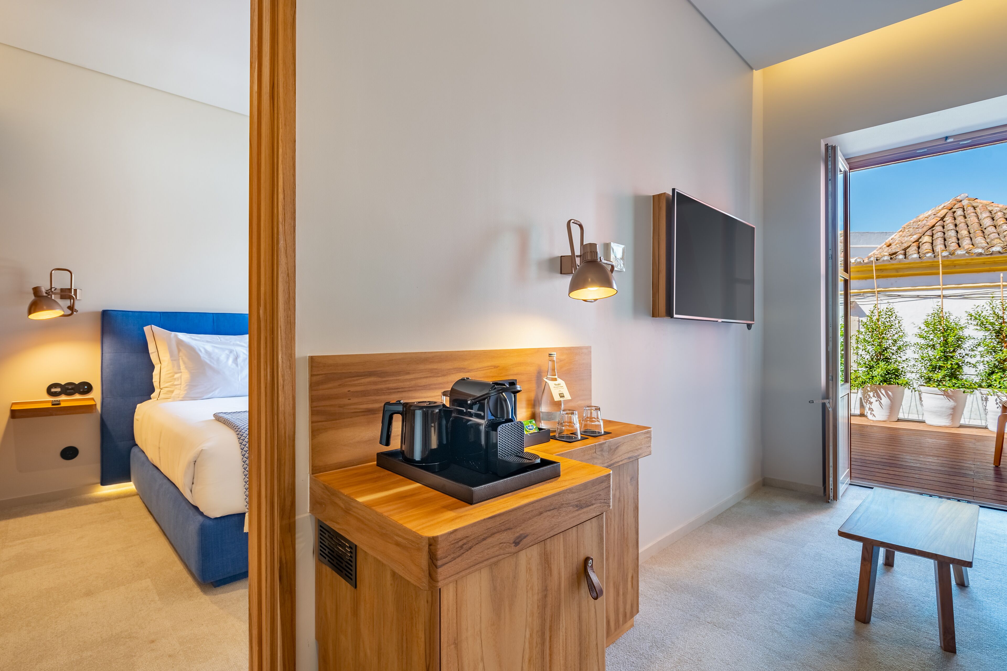 Superior-suite - boblebad | Minibar, pengeskab på værelset, skrivebord