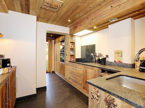 Fridge, microwave, dishwasher