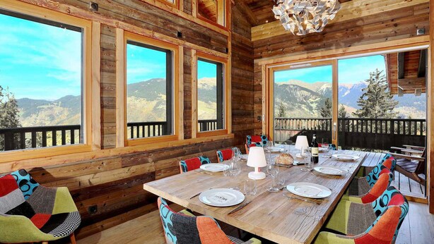 Dining - Spacious Chalet in Courchevel La Tania - 13 pax (La Tania)