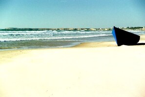 Plage à proximité, chaises longues