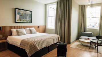 1 habitación, caja de seguridad en la habitación y insonorización