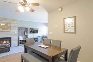 Condo, 2 Bedrooms | Private kitchen | Fridge, microwave, oven, stovetop - Ridgecrest 202 2 Bedroom Condo by RedAwning (Steamboat Springs)
