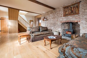 Flat-screen TV, Netflix, books, streaming services