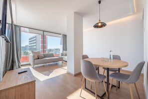 Superior Apartment, 2 Bedrooms, Terrace | Living area | 40-inch Smart TV with satellite channels, TV - Kyrat Amarac Suites (Son Servera)