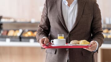 Daily buffet breakfast (EUR 12.50 per person)