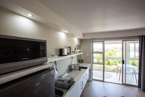Premium-Suite, 1 Schlafzimmer | Eigene Küche | Großer Kühlschrank, Mikrowelle, Herdplatte