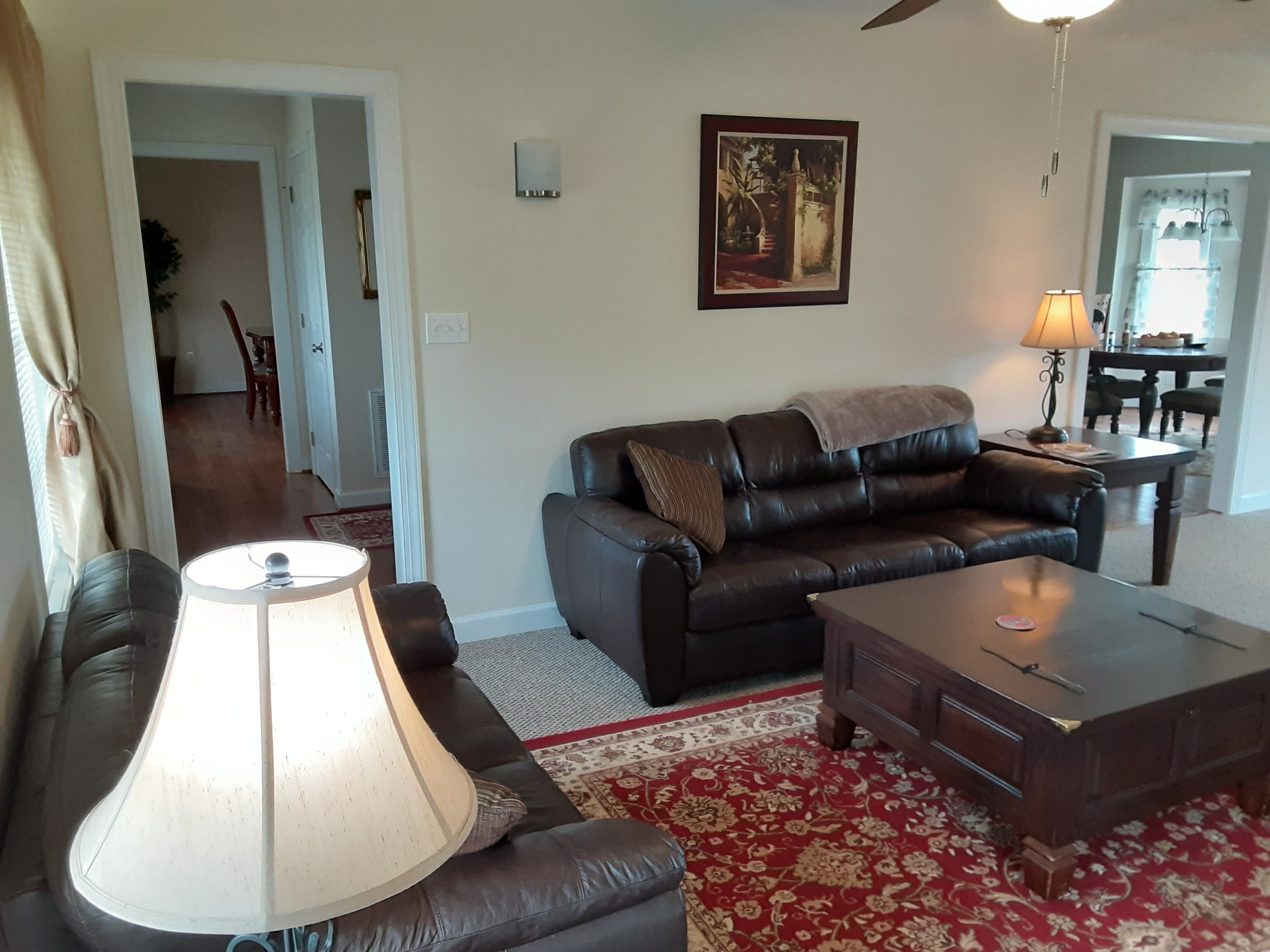 Welcome Home! New luxurious home awaits - large family room w/ fireplace. 