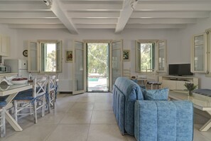 传统别墅 | 起居区 | 平板电视