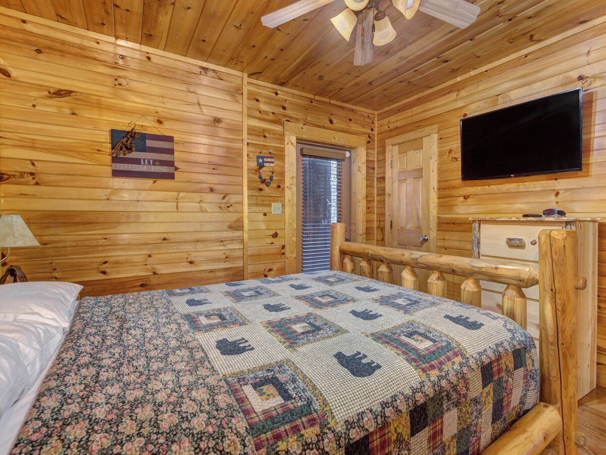 Photo 74 of Family Ties Lodge | Group Cabin w. Decks, 2 Hot Tubs, Game Room +More
