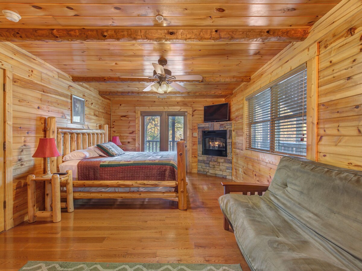Photo 66 of Family Ties Lodge | Group Cabin w. Decks, 2 Hot Tubs, Game Room +More