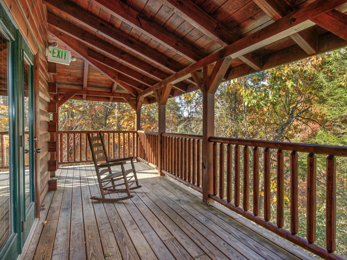 Photo 72 of Family Ties Lodge | Group Cabin w. Decks, 2 Hot Tubs, Game Room +More