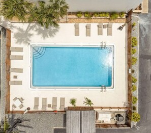 Una piscina riscaldata