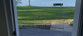 Enjoy the View From this Charming Lakefront House in Private Park