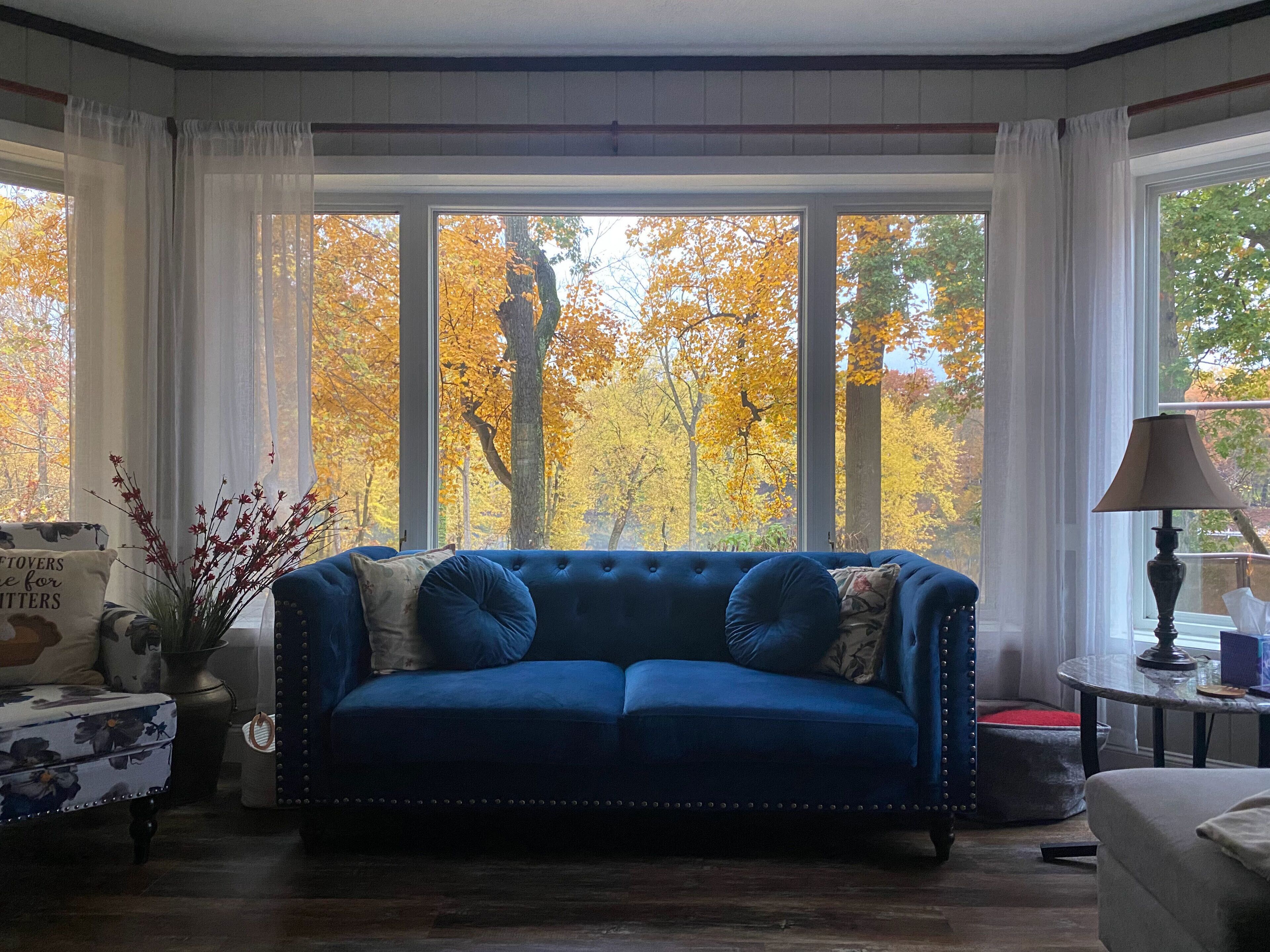 Waterfront escape, new 8-person Hot Tub, 12 beds, 7 acres, Michigan in the Fall!