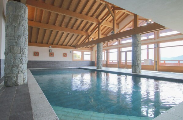 Indoor pool, a heated pool