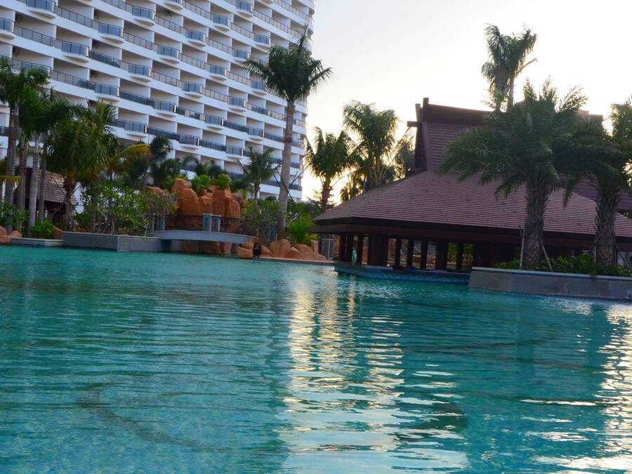 Seasonal outdoor pool