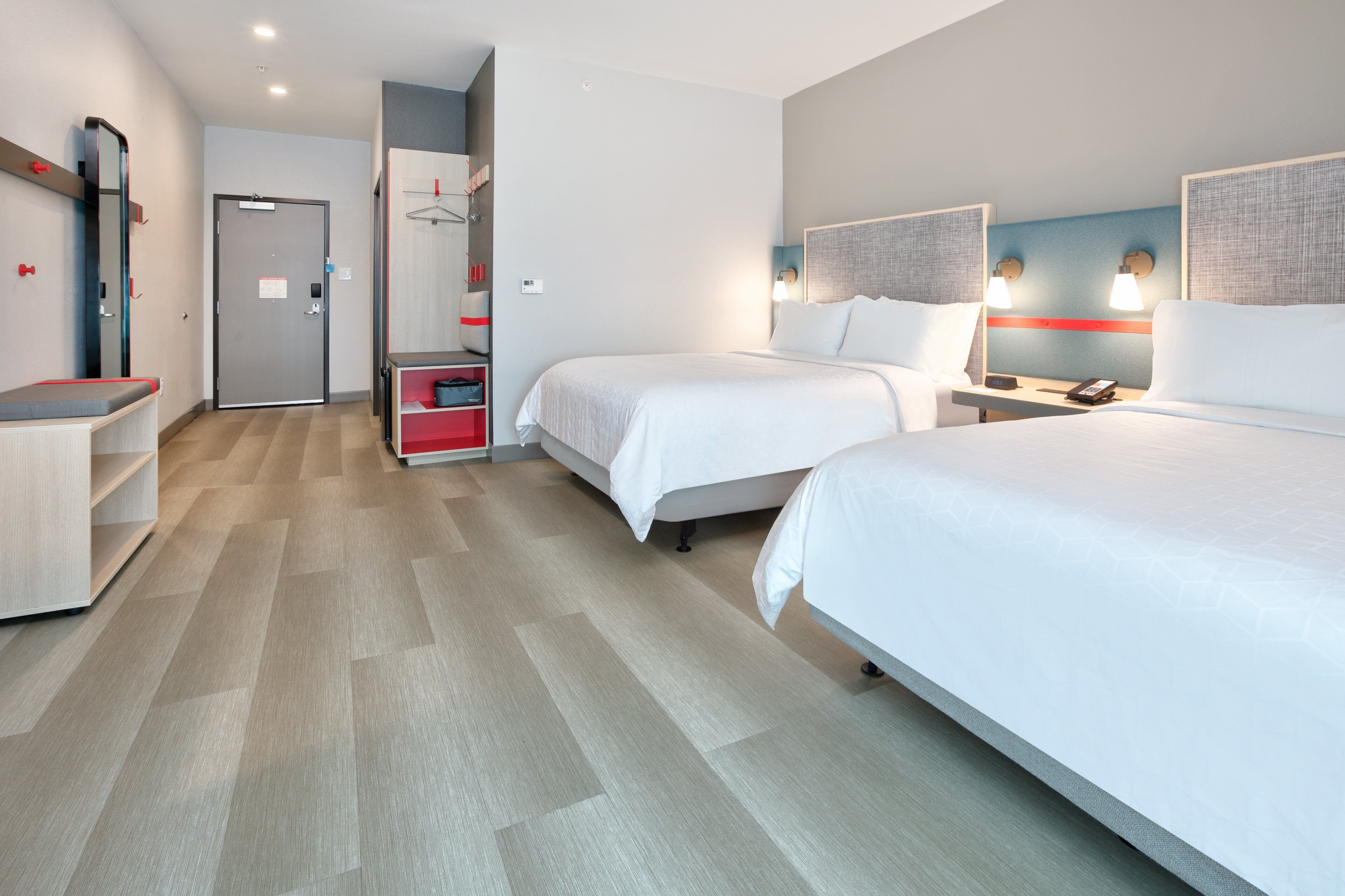 standard room, 2 queen beds, accessible (mobility, roll-in shower) | in-room safe, desk, soundproofing, free wifi