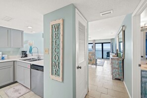 Condo, 2 quartos (507) | 2 quartos, roupas de cama premium, ferros/tábuas de passar roupa