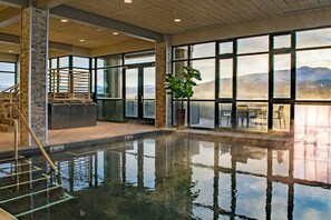 Indoor pool, outdoor pool