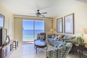 TV - Splash 1202E - Gulf Front, Heated Community Pool, Game Room, Fitness! (Panama City Beach)