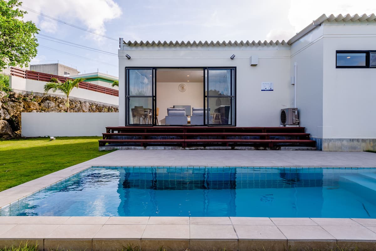 Villa Confort, 3 habitaciones, piscina privada, vistas al jardín | Vistas desde la habitación