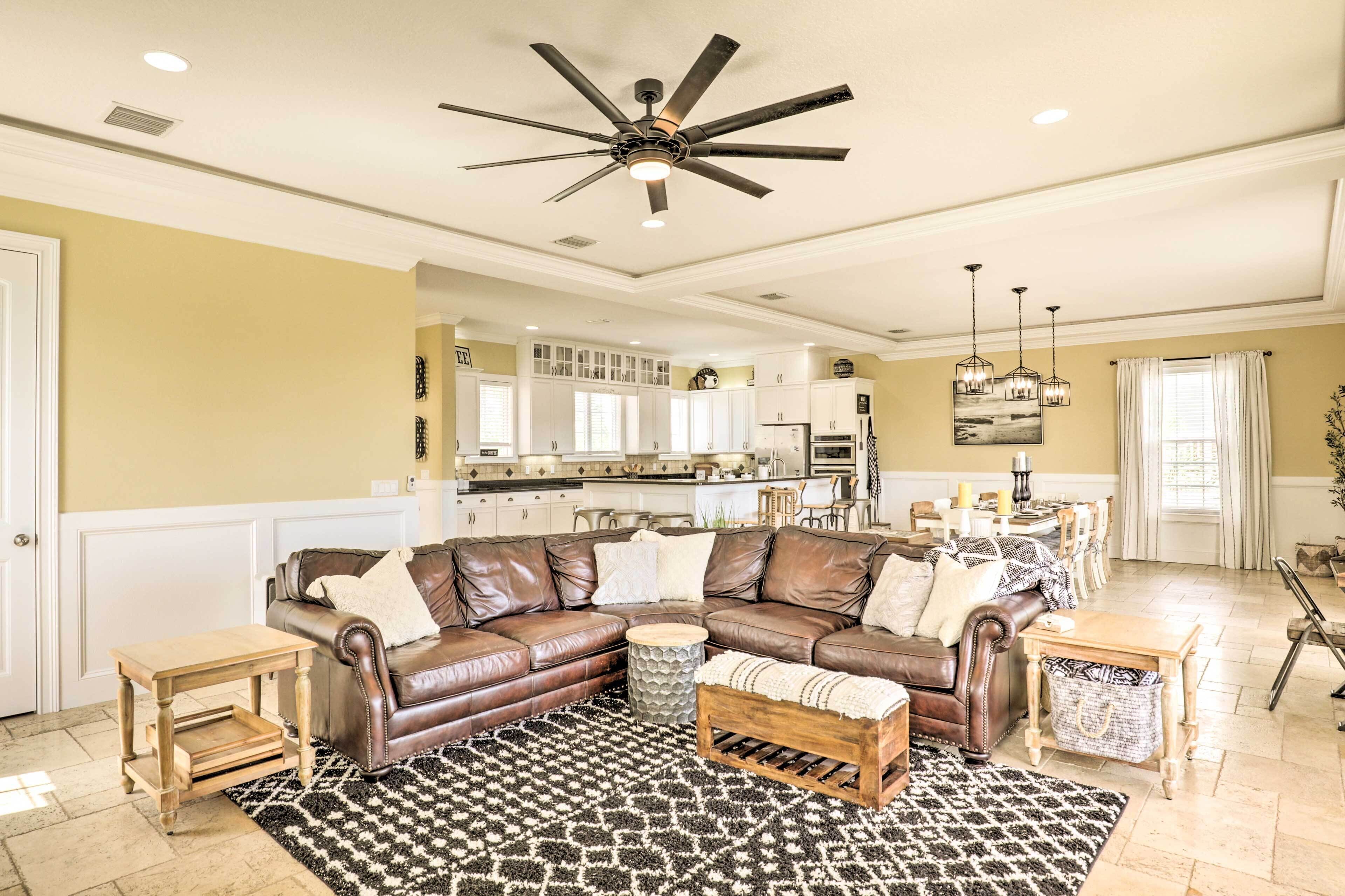 Spacious Palm Coast Oasis w/ Pool: Steps to Beach!