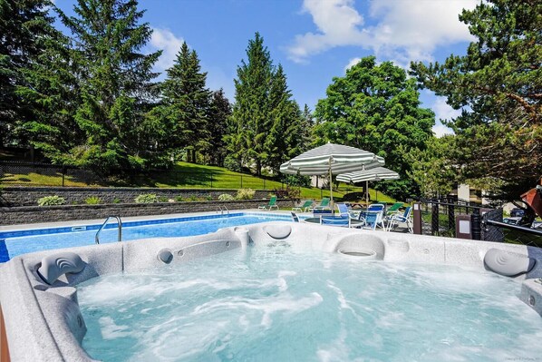 Condo, 1 King Bed (Pinnacle C16) | Pool | Indoor pool, outdoor pool