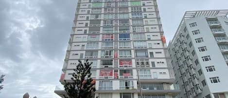 Overnatningsstedets facade