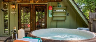 SummerOpenNow+Beaver Lake+Hot Tub+Pool+Aframe+FuN