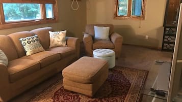 Apartment (Updated and cozy 2-Bedroom in Rochest) | Living room | TV