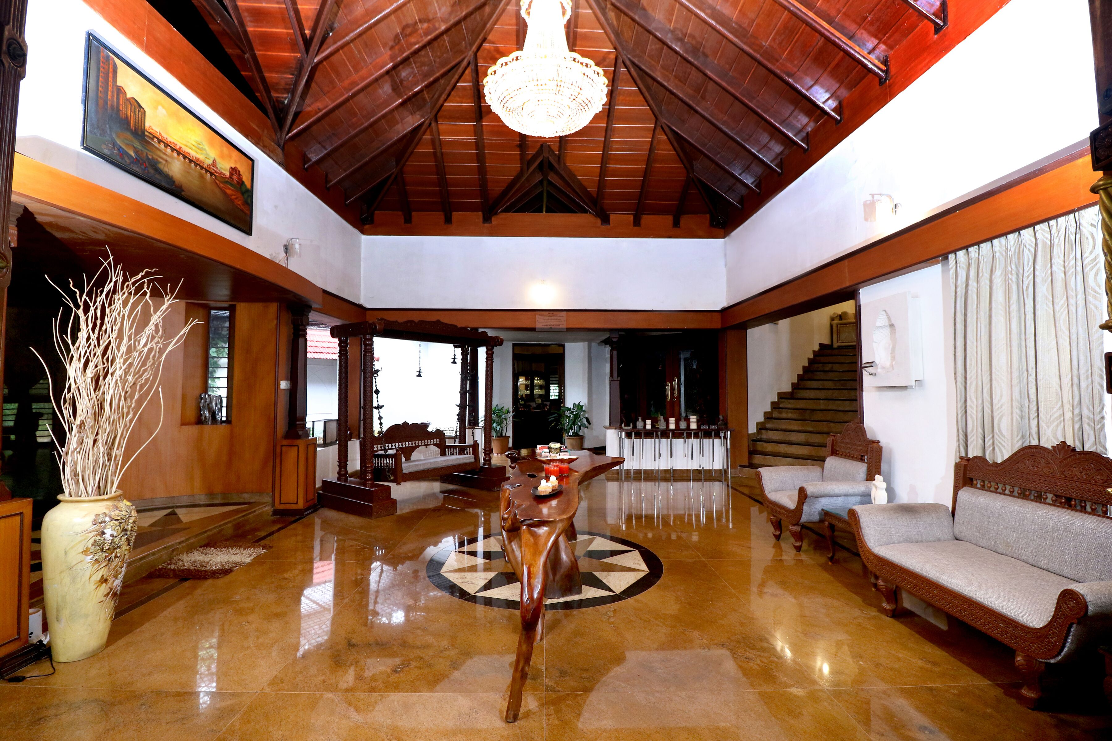 Sala de estar en el lobby