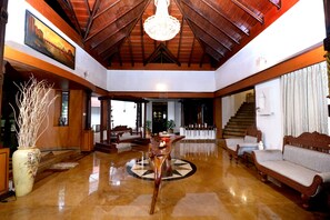 Sitteområde i lobbyen