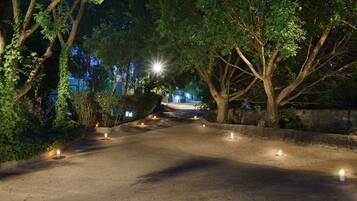 Overnatningsstedets område