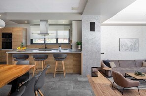 TV, fireplace, ping pong - Villa Soulhouse  - sea views, luxury, comfort and style by MyWaycation (Pag)