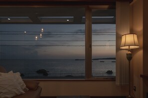 Vista a la playa o el mar