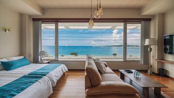 Decoración personalizada, cortinas blackout, wifi gratis y ropa de cama