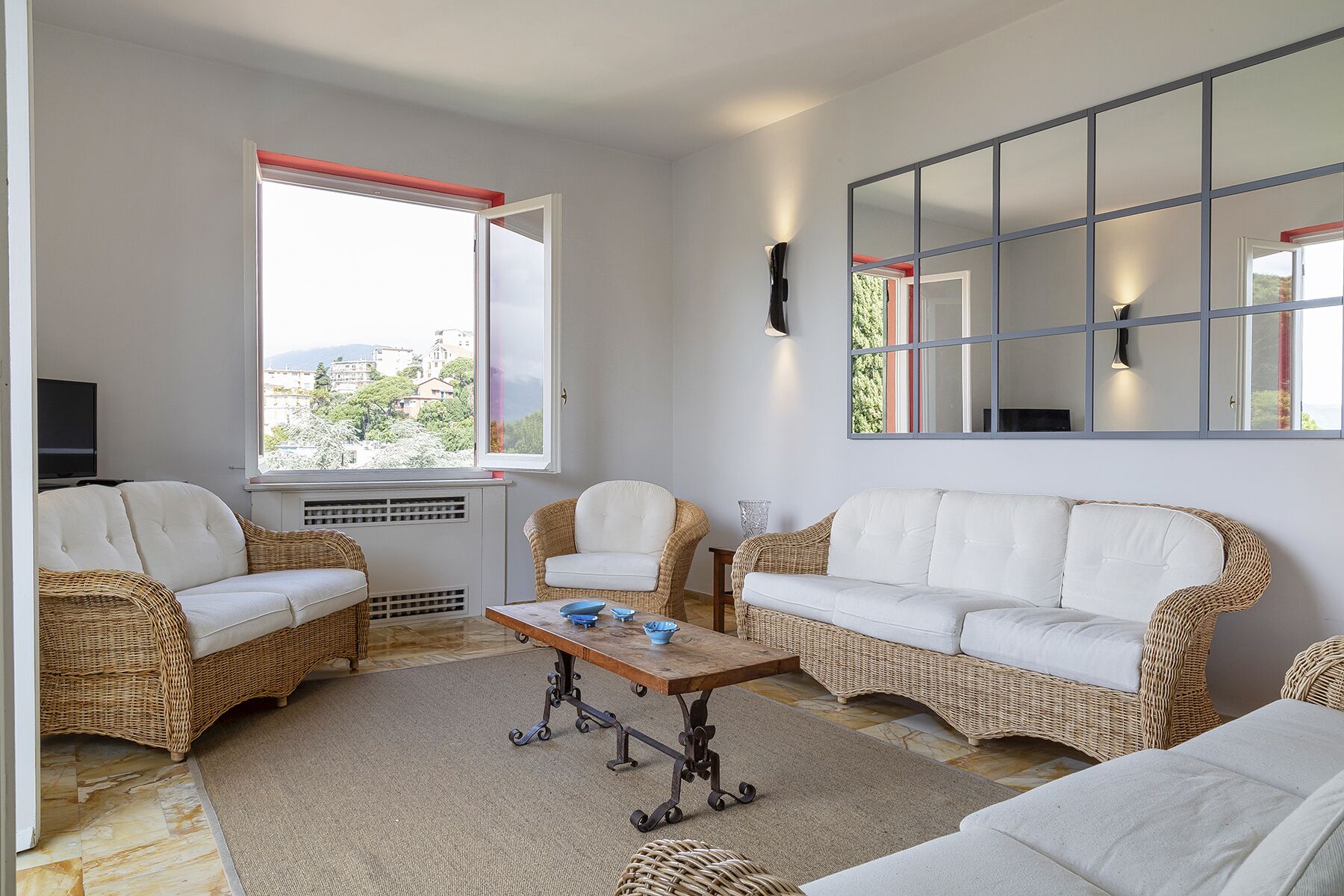 Apartment, 4 Bedrooms | Living area | Flat-screen TV