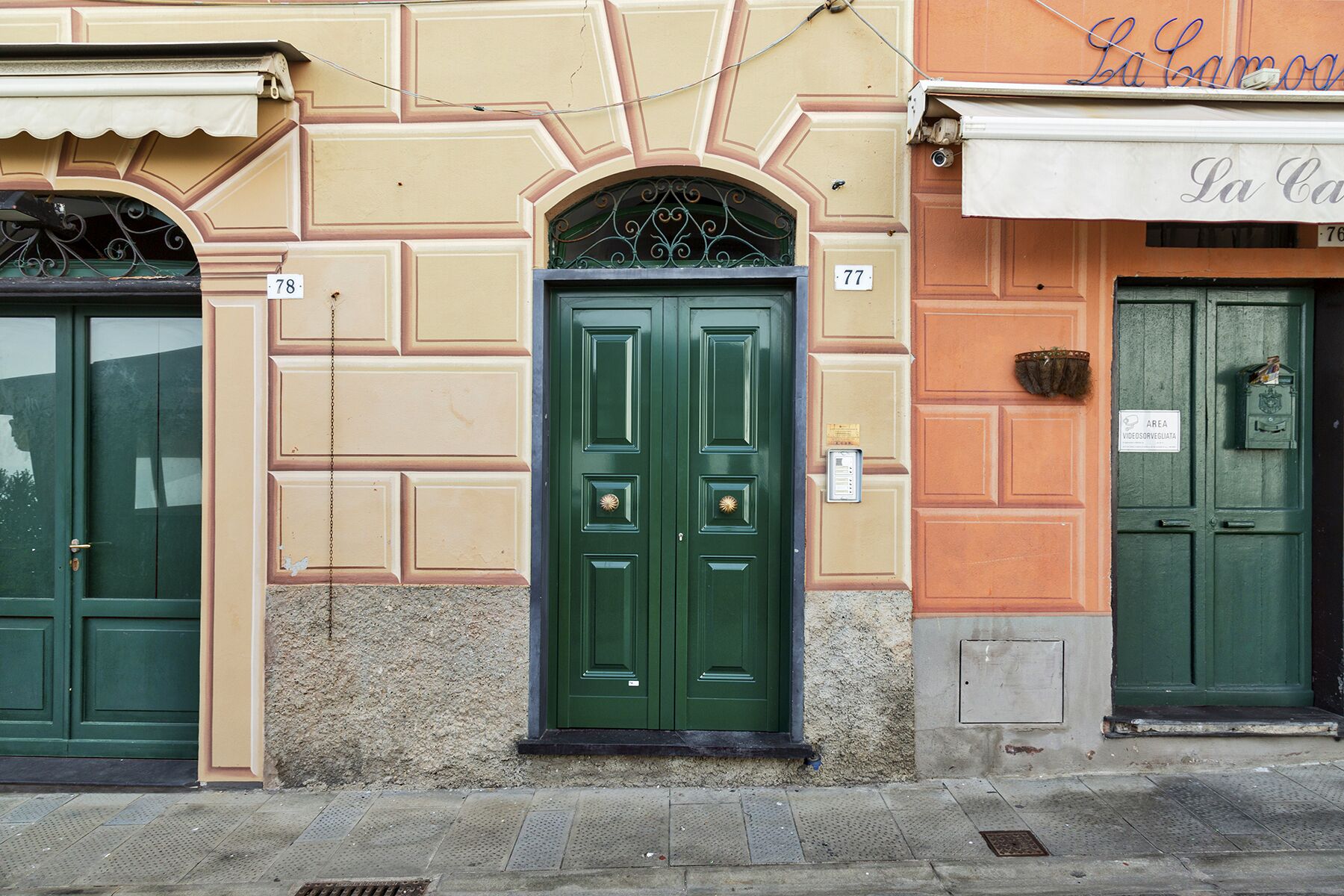 Entrada de la propiedad