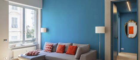 公寓, 1 間臥室 | 客廳 | 平面電視