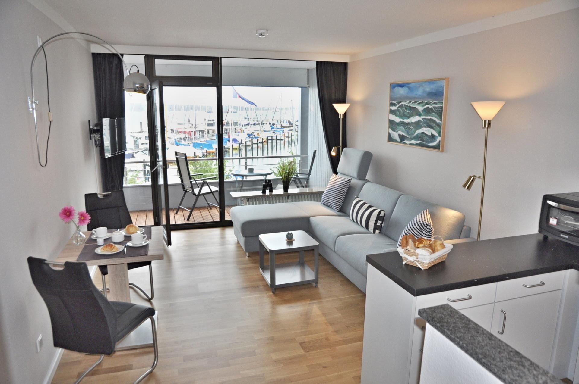 BRN Mussel - Freshly renovated with a panoramic view of the Baltic Sea