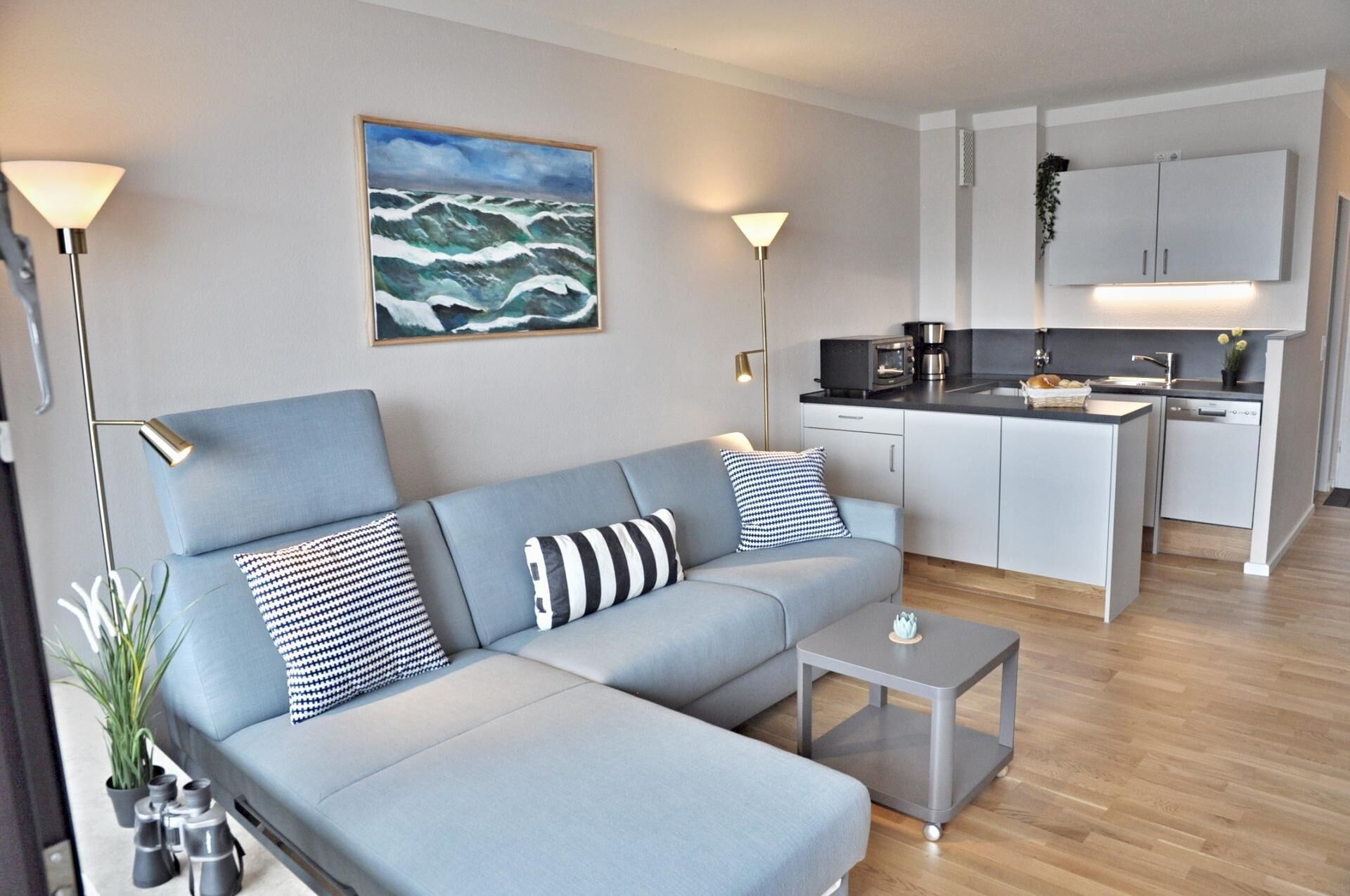 BRN Mussel - Freshly renovated with a panoramic view of the Baltic Sea