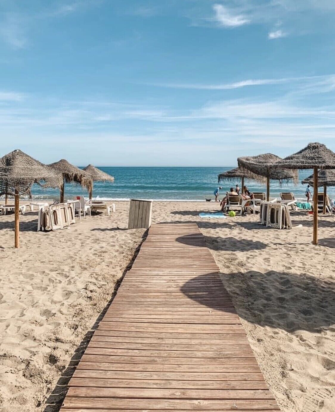 Aan het strand