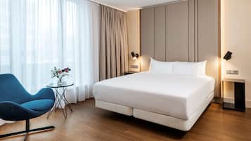 Minibar, in-room safe, desk, laptop workspace