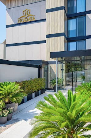 Façade de l’hébergement