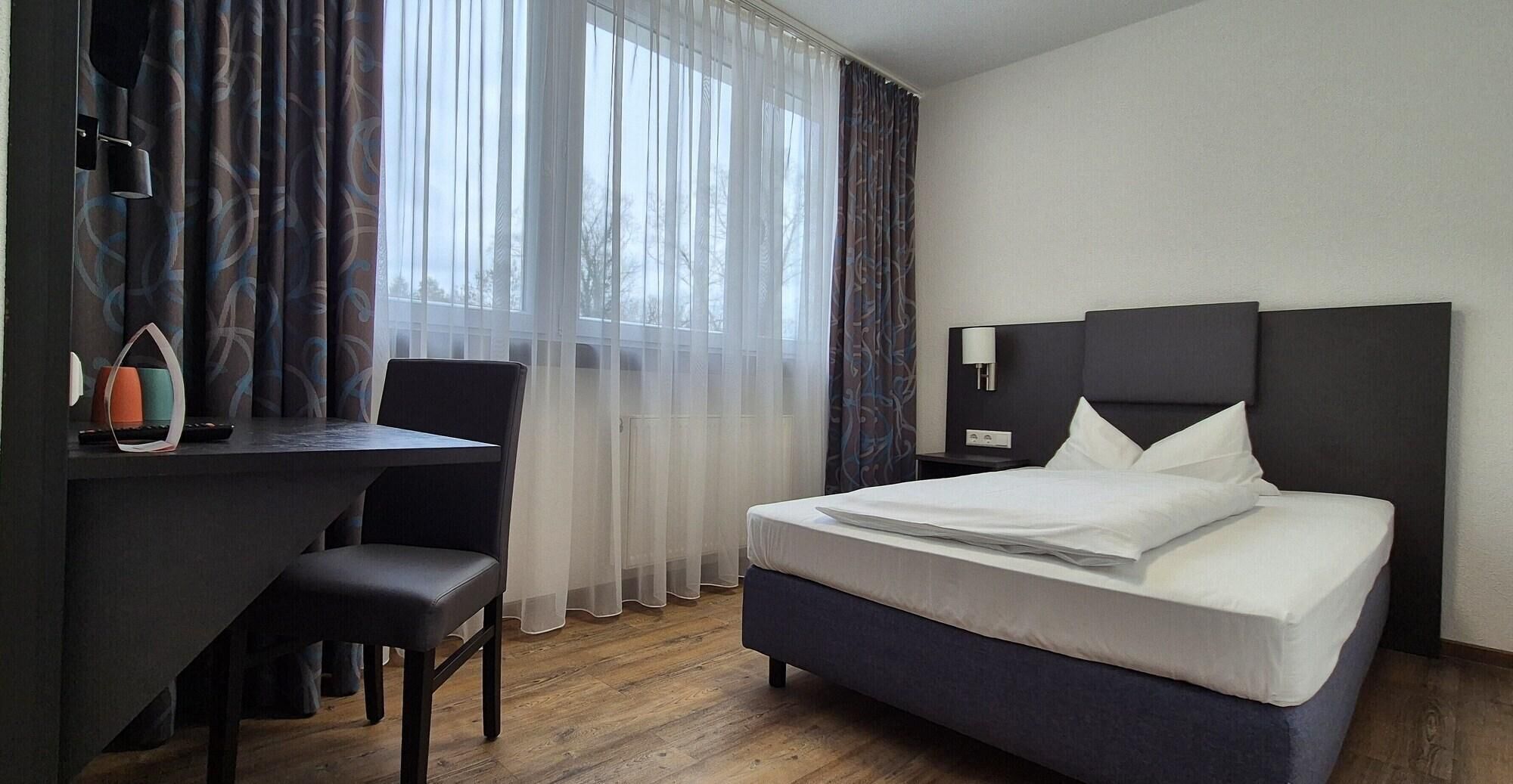Hypo-allergenic bedding, desk, laptop workspace, soundproofing